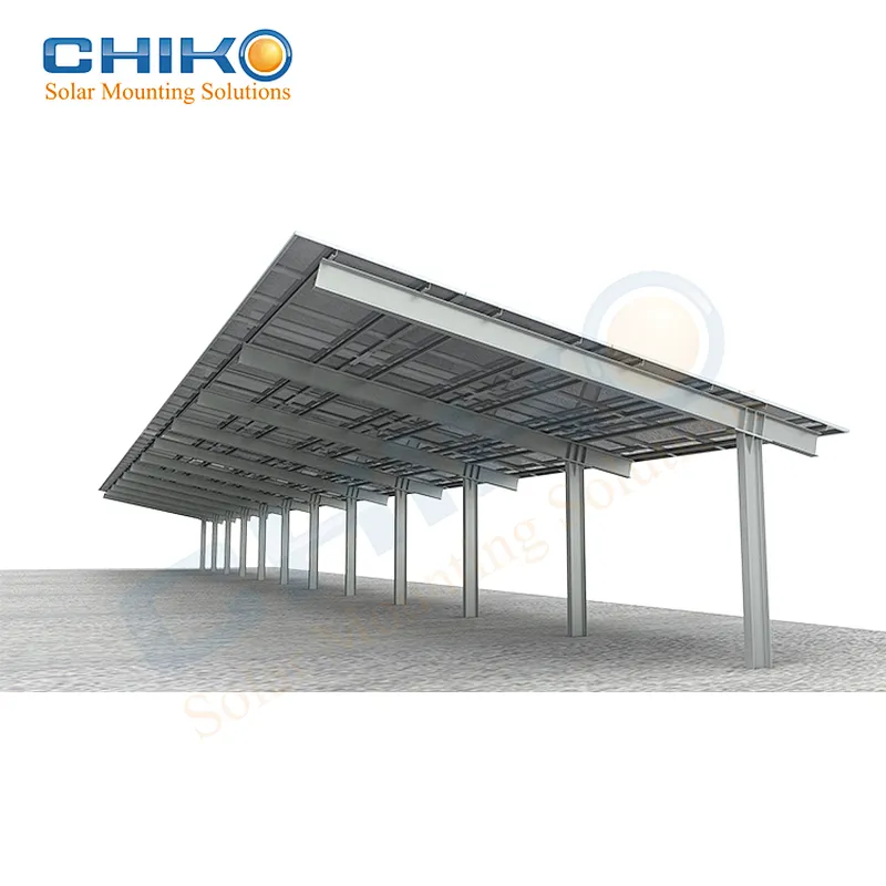 CHIKO Steel T carport solar mounting system