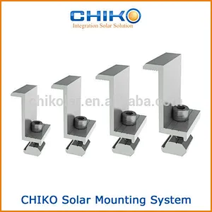 Solar adjustable Mid clamp and End clamp
