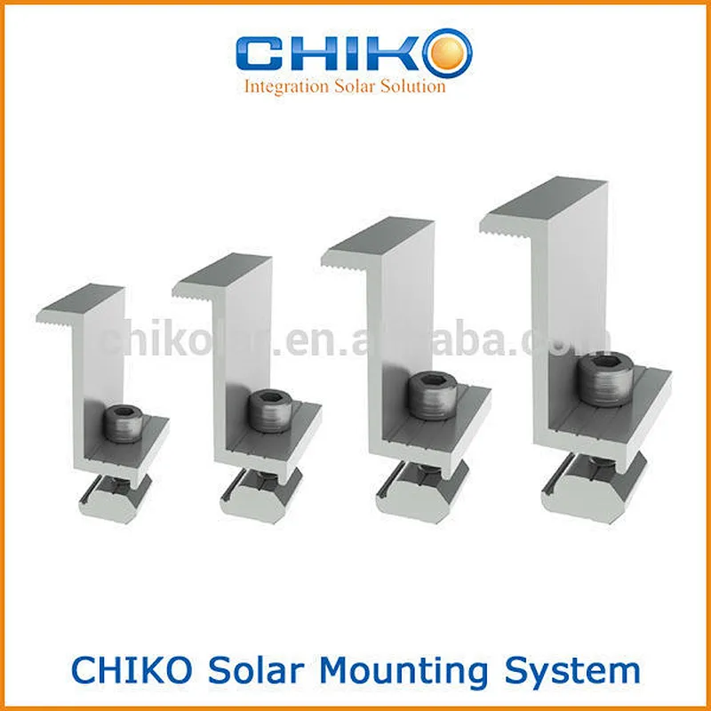 Solar adjustable Mid clamp and End clamp