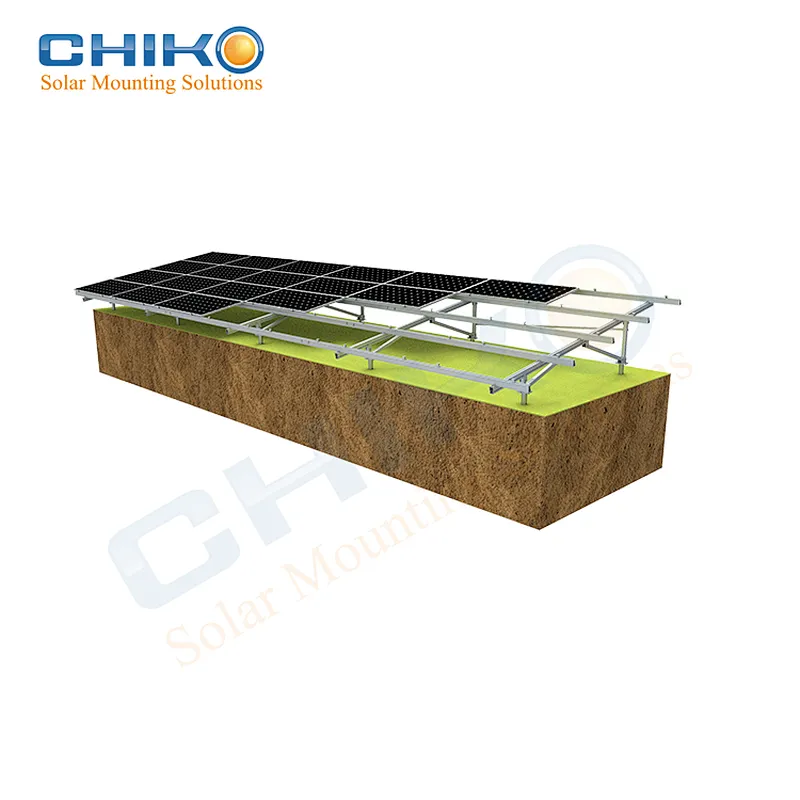 T2VC Aluminum solar ground mounting