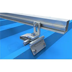 Trapezoidal sheet to fix solar clamps
