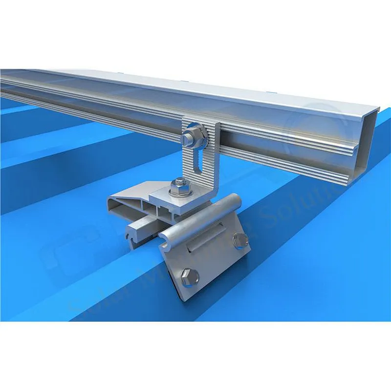 Trapezoidal sheet to fix solar clamps