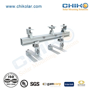 Adjustable Roman tile roof solar mounting system