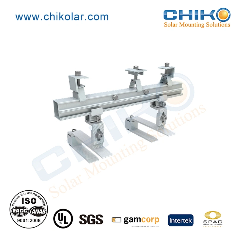 Adjustable Roman tile roof solar mounting system