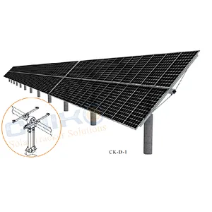 Easy install solar tracker mounting system