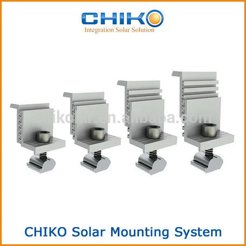 Solar adjustable Mid clamp and End clamp