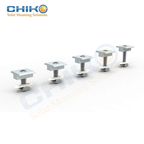 Solar adjustable Mid clamp and End clamp
