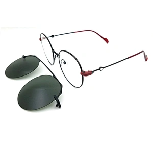 customer logo ready stock clip on frames glasses