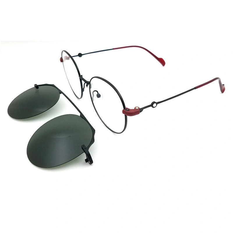 customer logo ready stock clip on frames glasses