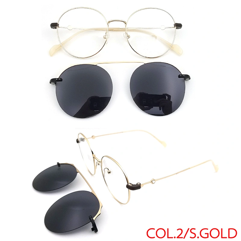 customer logo ready stock clip on frames glasses