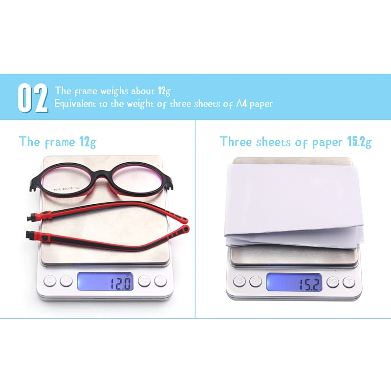 low MOQ kids sport eyewear soft frame material silica gel eyeglasses