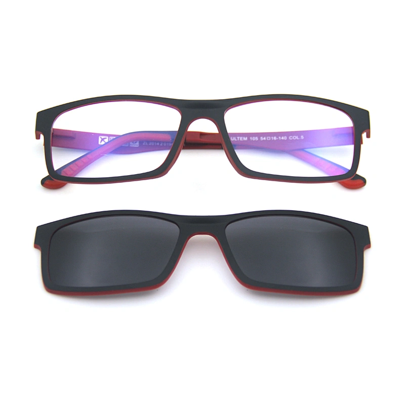 new arrived deisngner Ultem optical eyeglasses frame clip on glasses wholesale
