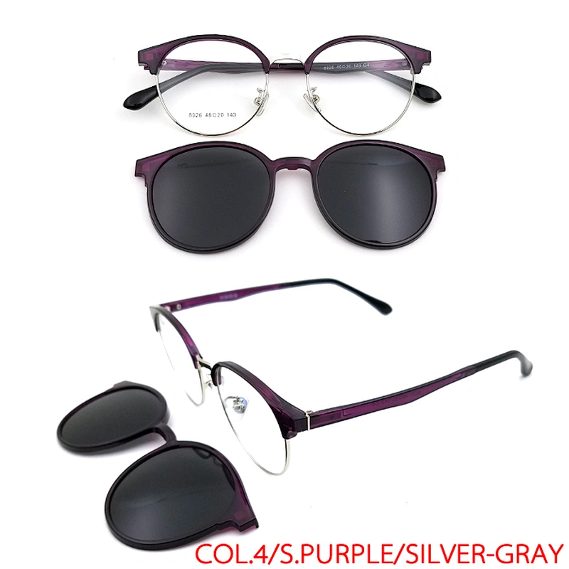 driving night vison yellow polarized lens clip on eyeglasses ready stock