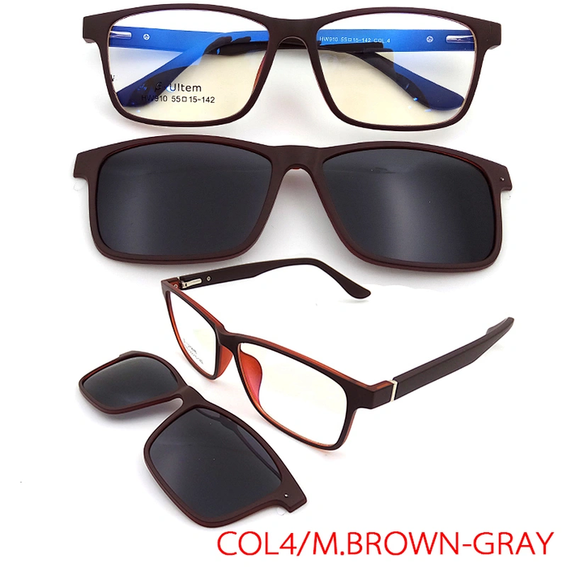 new fashion italy designer clip on optical frame magnetic glasses OEM ODM