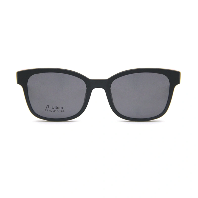 new arrivd high quality ULTEM optical eyewear clip on sunglasses ready