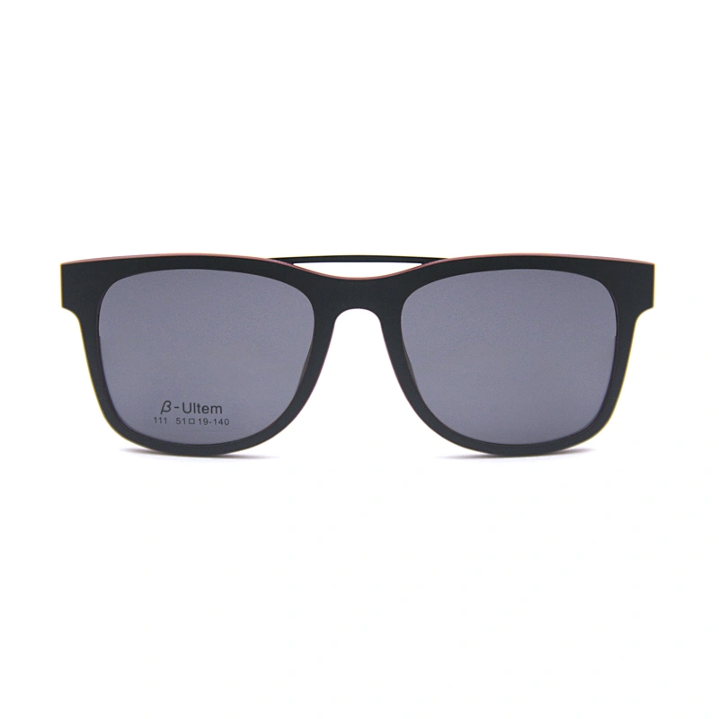 high quality ready stock ultem optical eyewear frame magnetic clip on glasses