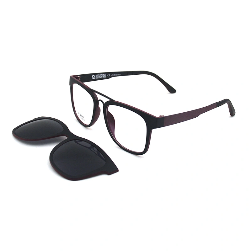 high quality ready stock ultem optical eyewear frame magnetic clip on glasses
