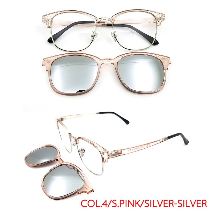 hot selling new fashion design ultem metal optical frame clip on sunglasses