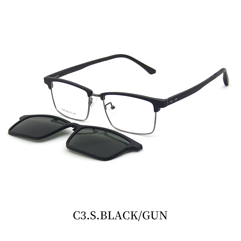 Fashion sunglasses style Anti blue light blocking glasses magnet UV400 polarized eyewear