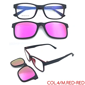 new model optical frame ready stock change logo customizable clip on glasses