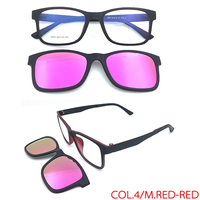 new model optical frame ready stock change logo customizable clip on glasses