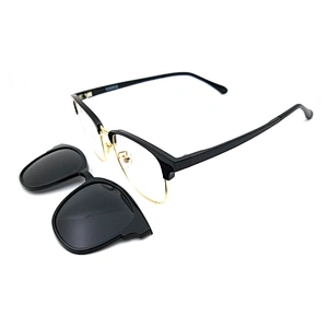 hot selling new fashion design ultem metal optical frame clip on sunglasses