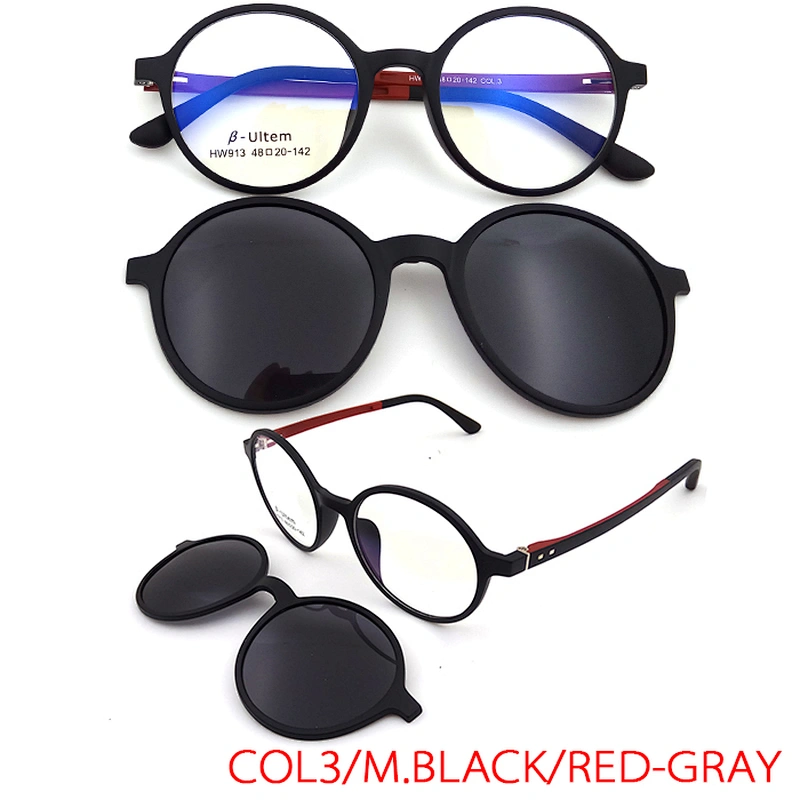 new model arrived italy design optical frame clip on Sunglasses wholesale