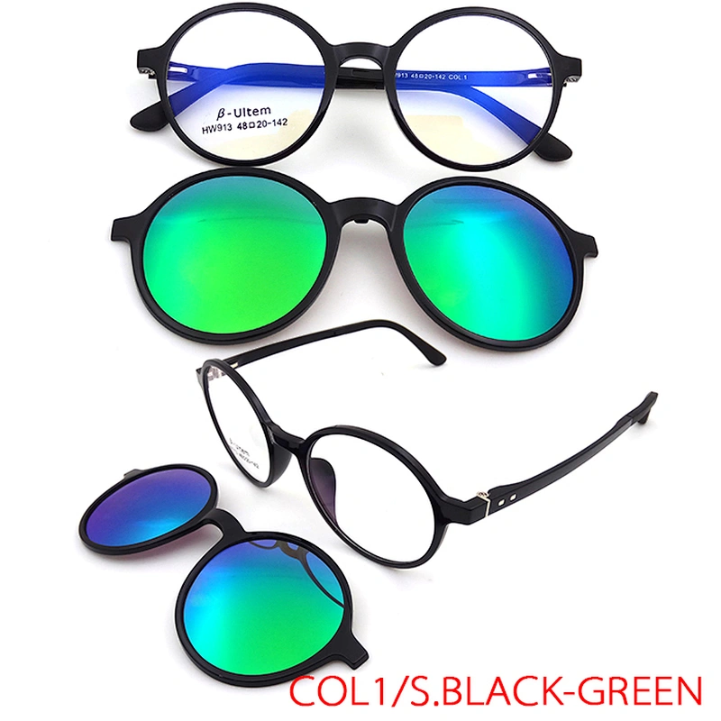 new model arrived italy design optical frame clip on Sunglasses wholesale