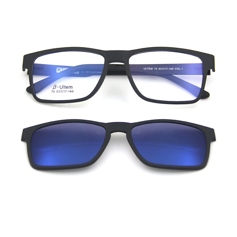 high quality korea design ultem optical glasses customer logo clip on eyeglasses