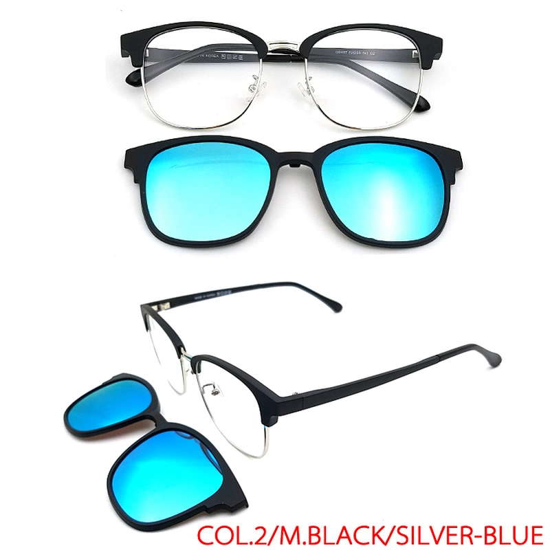 hot selling new fashion design ultem metal optical frame clip on sunglasses