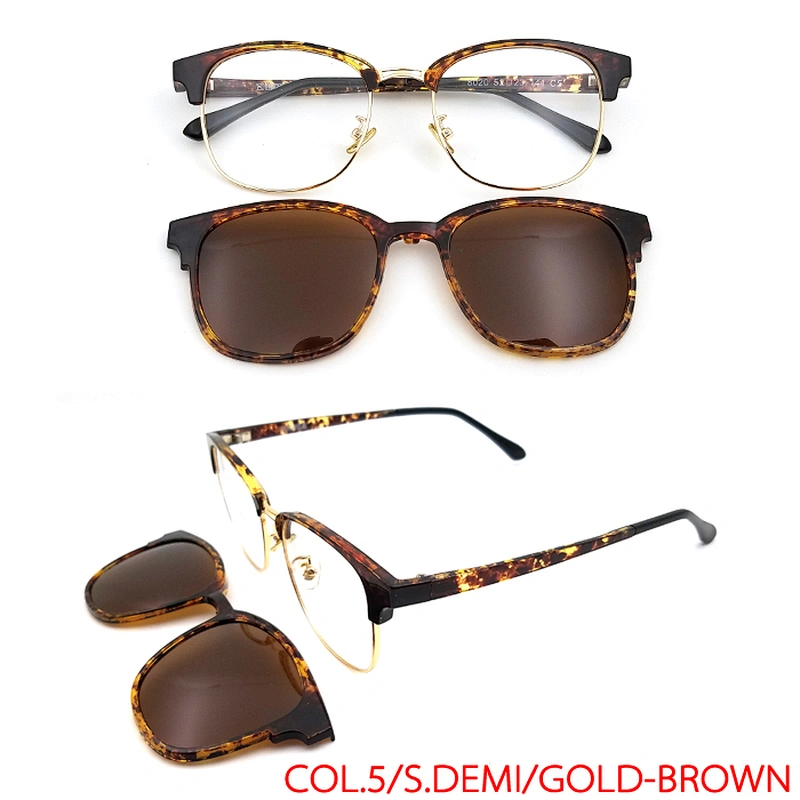 hot selling new fashion design ultem metal optical frame clip on sunglasses