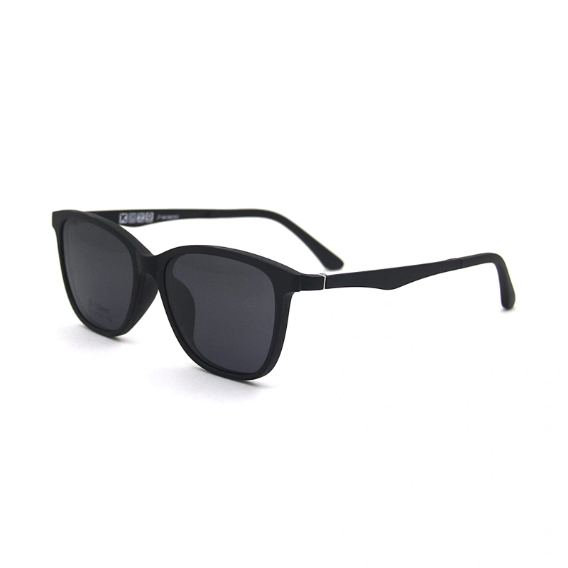 high quality black polarized ultem eyewear glasses OEM clip on eyeglasses