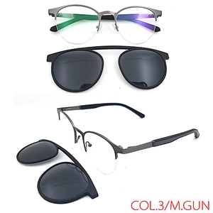 high quality low MOQ Magnetic Clip on Glasses Frame ready stock