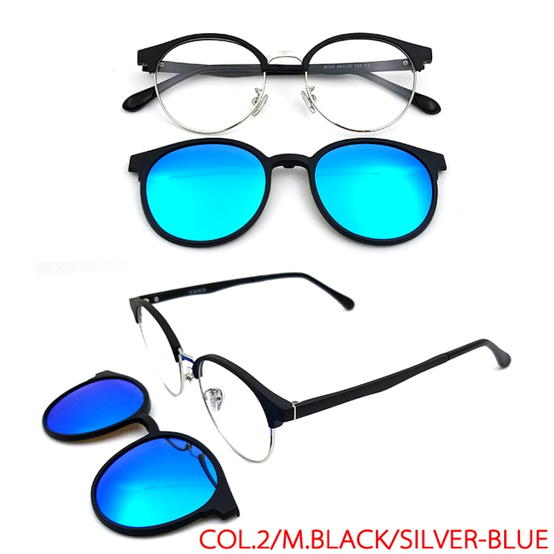 driving night vison yellow polarized lens clip on eyeglasses ready stock