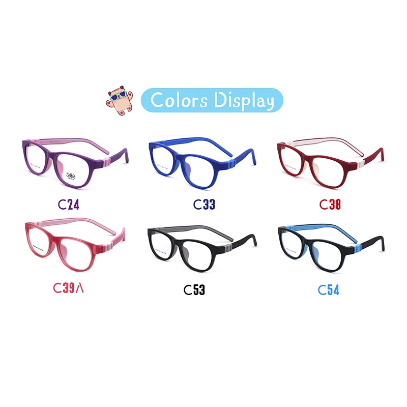 Promotional Children optical silicone myopia frame