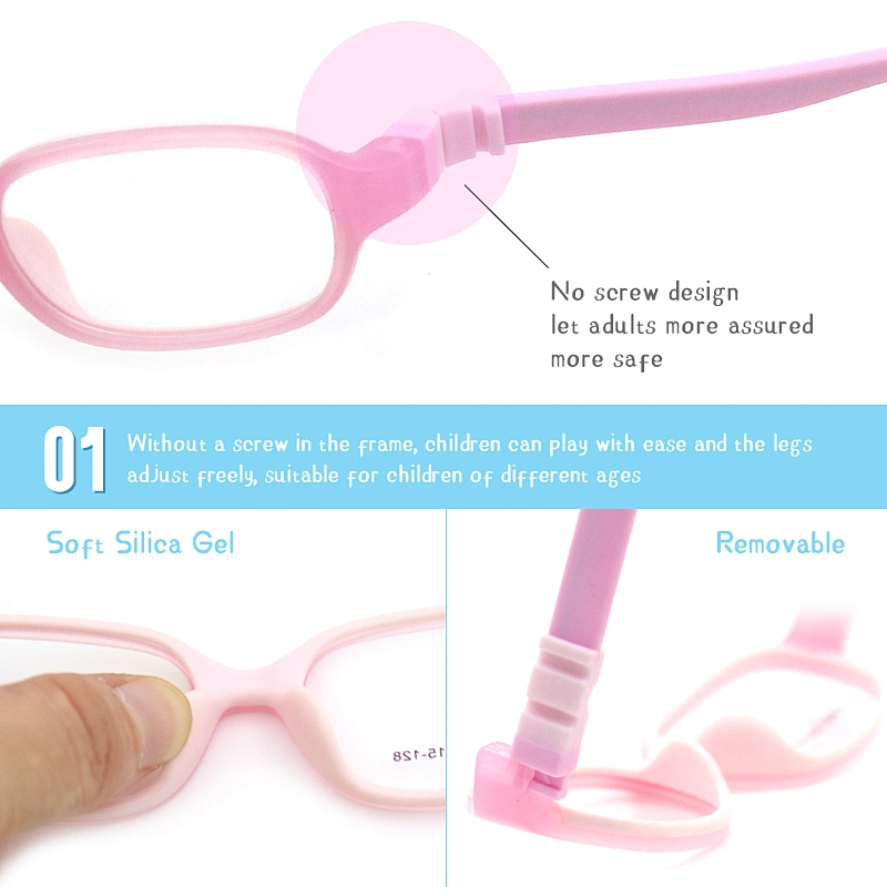 high quality hot selling silicon glasses kids sport optical eyewear wholesale