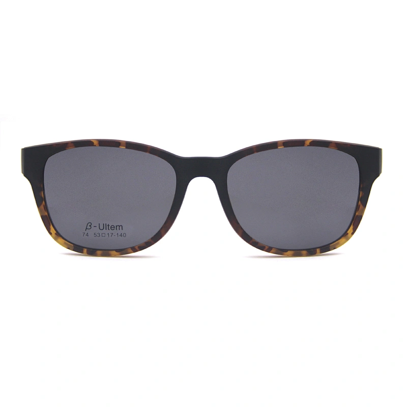 end of quality hot selling fashion eyewear frame ultem clip on glasses stock