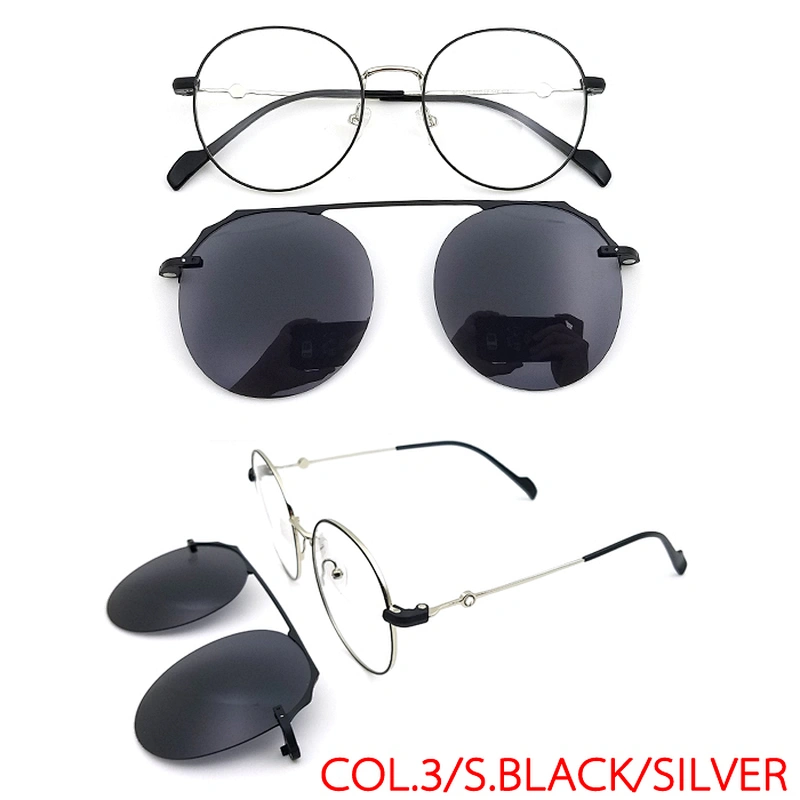 customer logo ready stock clip on frames glasses