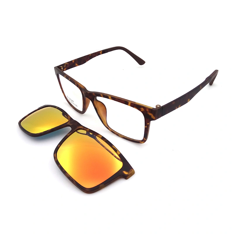 italy new fashion design ultem optical eyewear frame clip on sunglasses