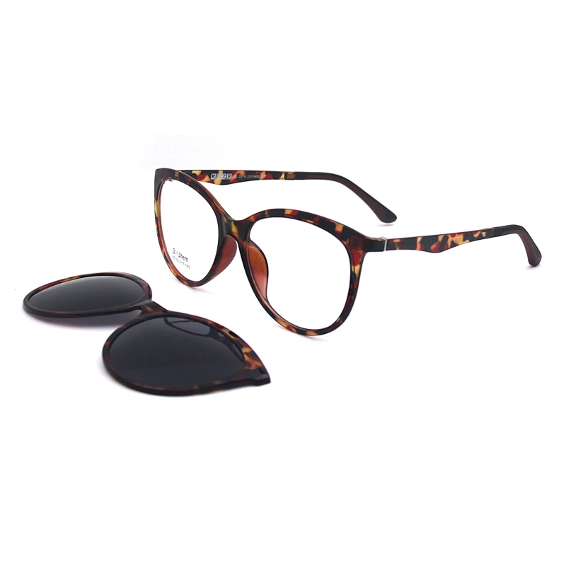 hot selling myopic eyewear frame Metal Ultem Optical Glasses clip on sunglasses