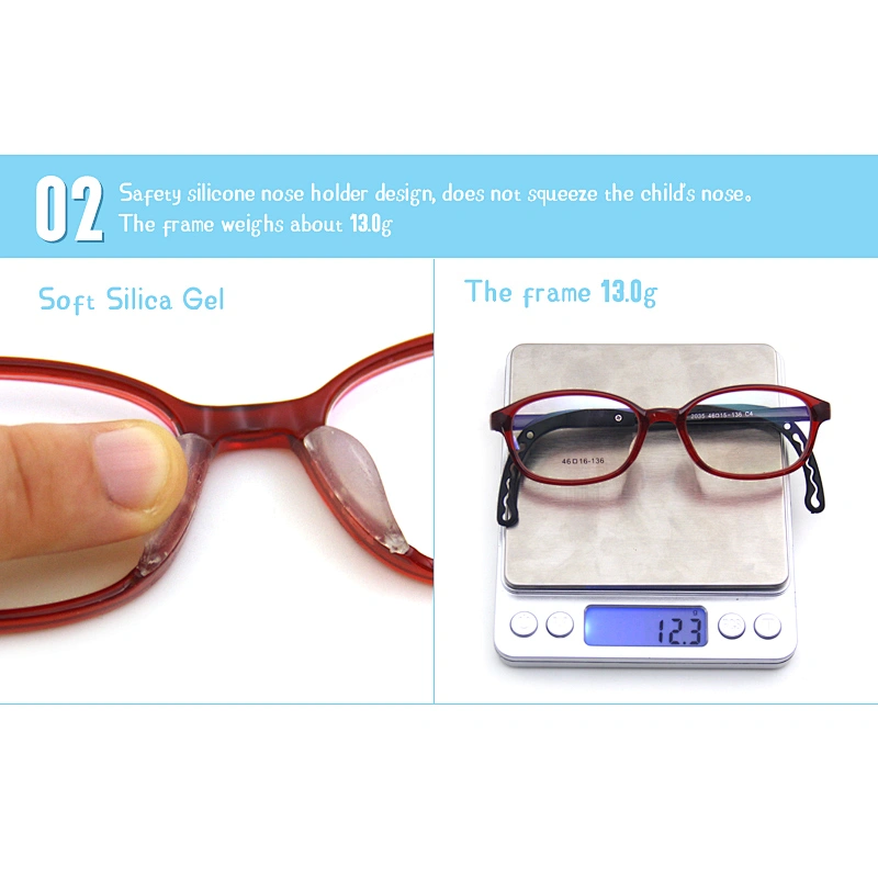 Soft design round glasses kids eyewear eyeglasses frames
