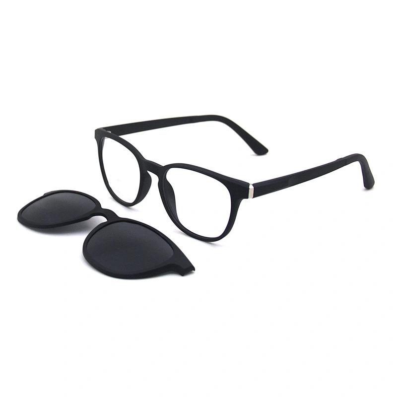 hot selling new design quality ultem optical frame eyeglasses clip on sunglasses
