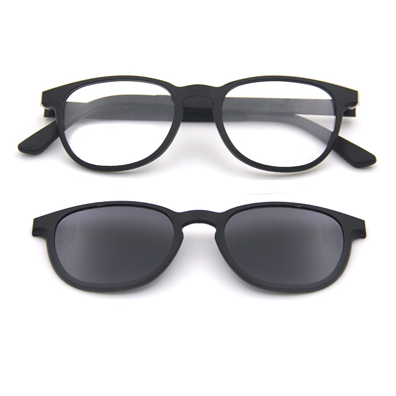 hot selling new design quality ultem optical frame eyeglasses clip on sunglasses