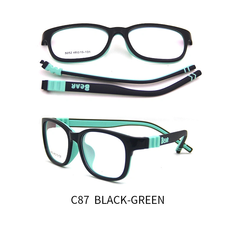 cheaper price new fashion kids optical glasses Silica gel eyewear frame stock