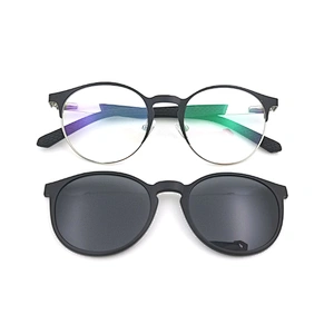 hot selling strong tac polarized laser model metal clip on sunglasses