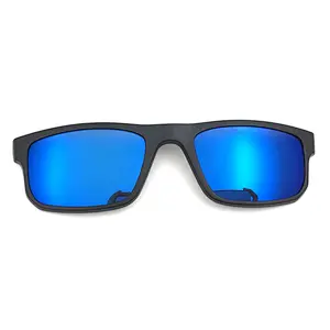 hot sale new model TR90 frame eyeglasses clip on glasses with magnet TAC lens
