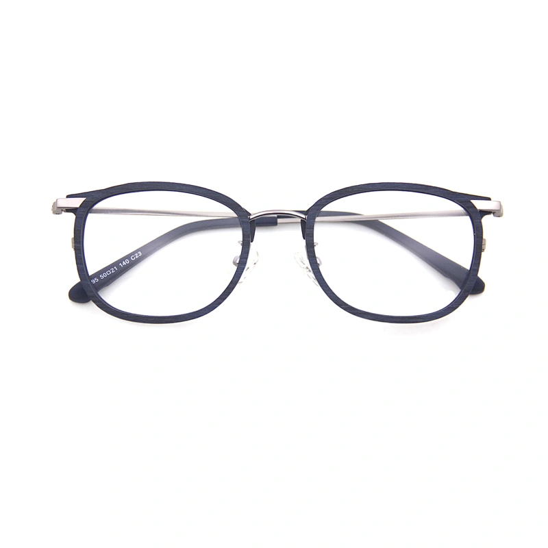 China wholesale wood Acetate optical reading glasses eyewear frame