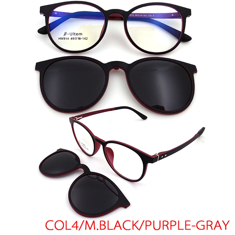 made in china hot sale optical clip on eyeglasses with TAC polarized
