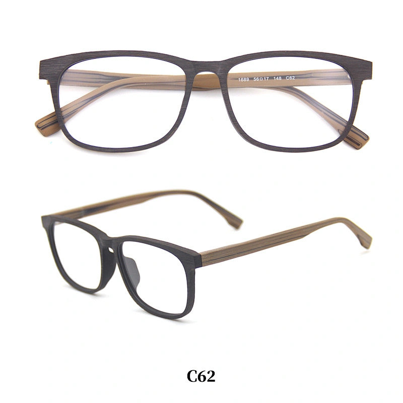 HJ Vintage Wood Grain Acetate Optical Comfort Readers Reading Glasses