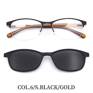 high quality great stock new design tr90 clip-on metal clip on eyeglasses
